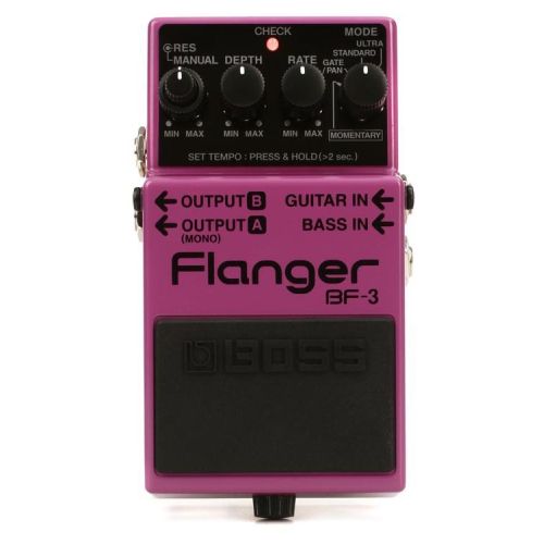 The Boss BF-3 Flanger Pedal