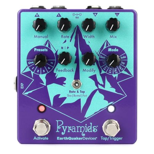 The EarthQuaker Devices Pyramids Stereo Flange Pedal