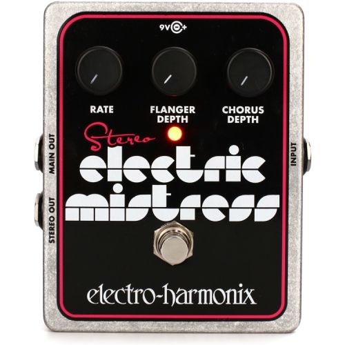 The Electro-Harmonix Stereo Electric Mistress Flanger/Chorus Pedal