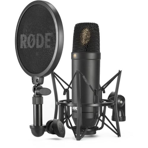 Rode NT1 Microphone W Shock Mount and Pop Filter