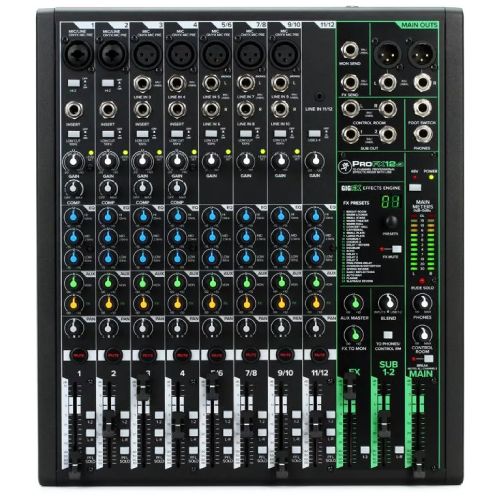 Mackie ProFX12v3 12-Channel Mixer With USB and Effects