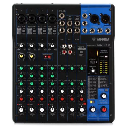 Yamaha MG10XU 10-Channel Mixer With USB and FX