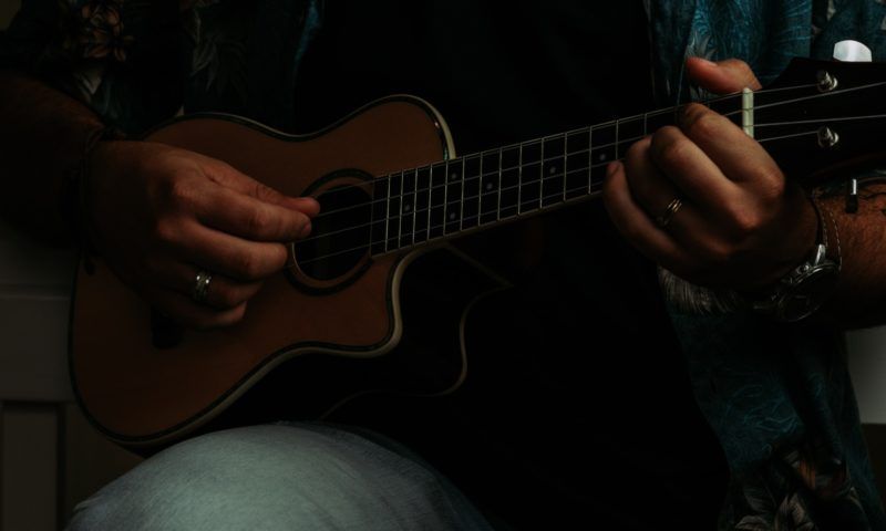 solid body electric ukulele