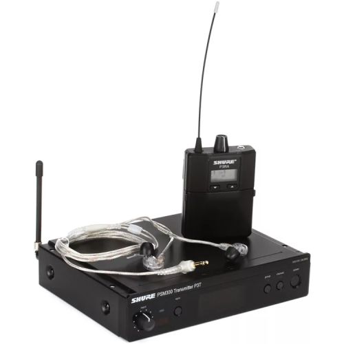 Shure PSM300 P3TRA215CL Wireless In-ear Monitor System - H20 Band