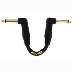 Mogami Gold Instrument 0.5 Right Angle to Right Angle Pedal Cable - 6 inch